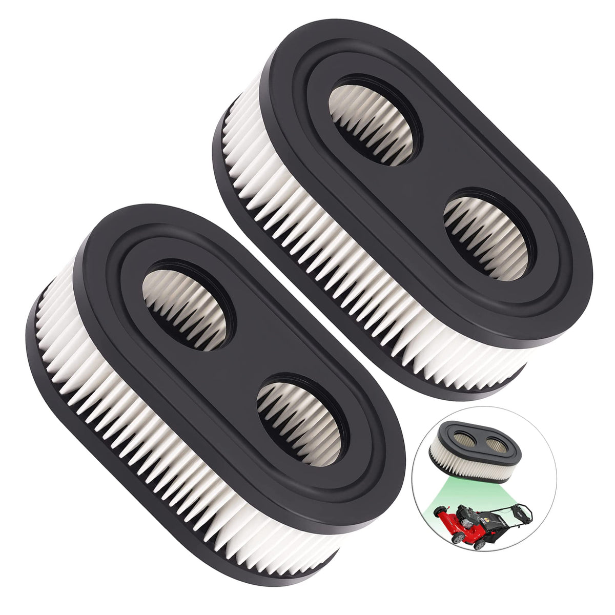 quskay 593260 air filter close-up highlights durable media for cleaner engine air