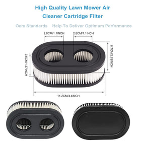 quskay 593260 replacement pack includes two filters for easy swap