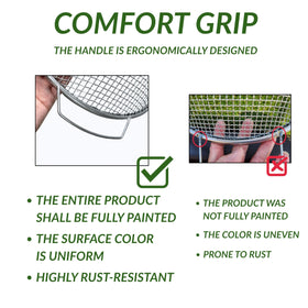 QUTIING galvanized steel sifter built for durable garden tasks