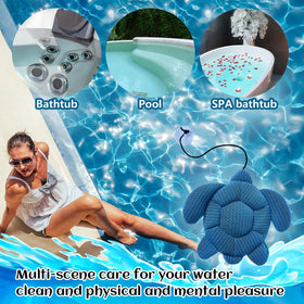 Quttisay hot tub scum absorber 3D honeycomb texture cleans foam