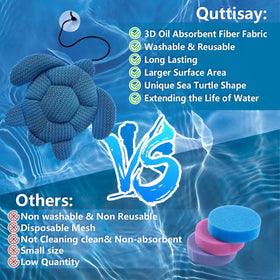 Quttisay reusable sponge for multiple spa uses and easy cleaning