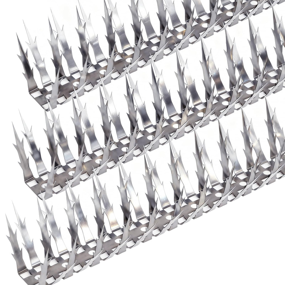 Quunoot bird spikes 40ft outdoor deterrent reducing perching and nesting