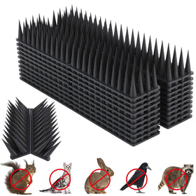 Quunoot Bird Spikes 9-pack assembly shows modular sections for tight spaces