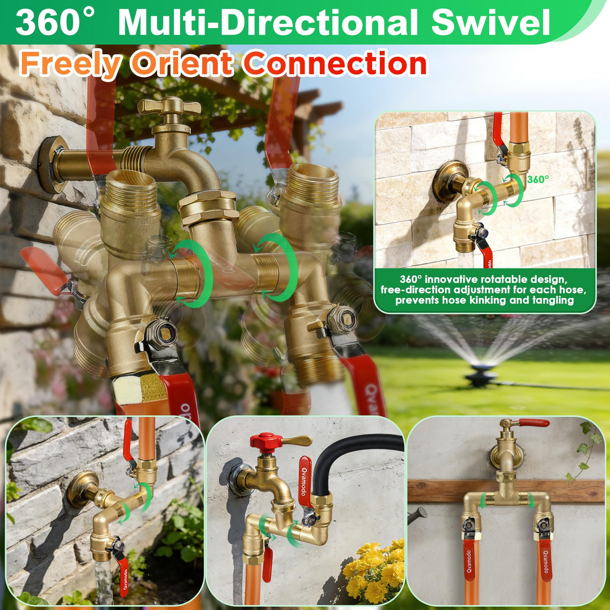 Qvamodo dual shut-off valves provide independent control for multitasking.