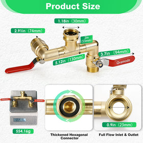 Qvamodo rubber washer ensures a reliable, drip-free seal at connections.