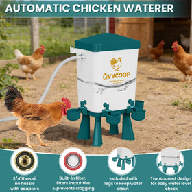 QVVCOOP detachable water cups simplify cleaning and daily maintenance.