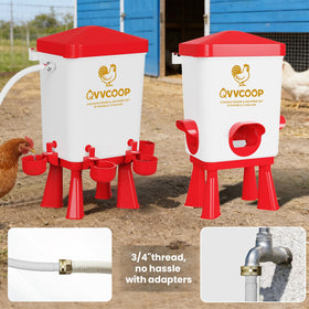 QVVCOOP durable PP material withstands weather and repeated use.