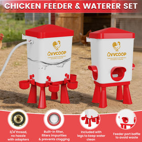 QVVCOOP precision-feeding control minimizes waste while maintaining orderly feeding.