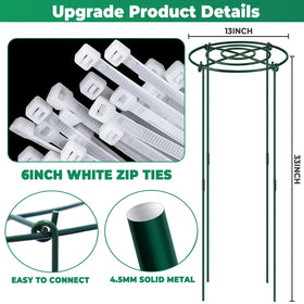 QwayHome plant-support assembly demonstrates quick tool-free setup for garden organization.