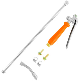 QWORK adjustable nozzle close-up showing versatile spray patterns