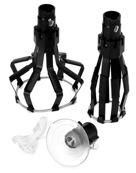 QWORK bulb changer kit recessed focus for easier access to recessed lighting.