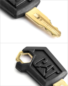 QWORK Caterpillar-compatible label demonstrates broad equipment compatibility.