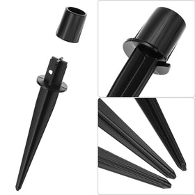 QWORK stake for easy assembly with solar torches and path lights
