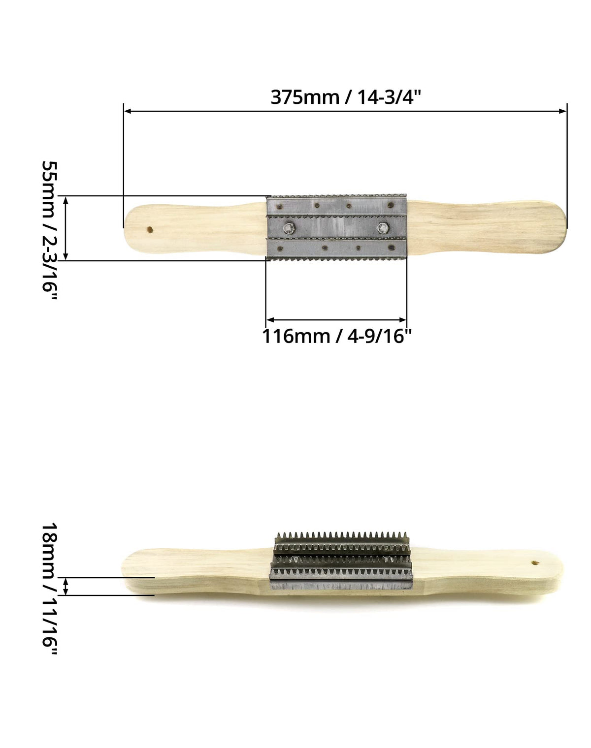 QWORK easy-grip polishing tool fits comfortably for extended use.