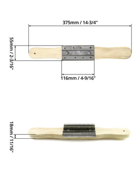 QWORK easy-grip polishing tool fits comfortably for extended use.