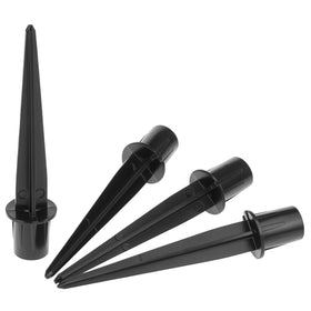 QWORK ground stake reinforced nails; strong hold in lawn and soil