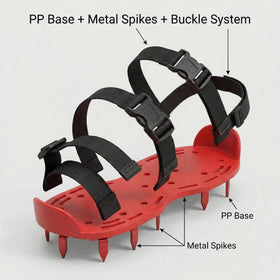 QWORK spiked shoes durable polypropylene construction for long-lasting use