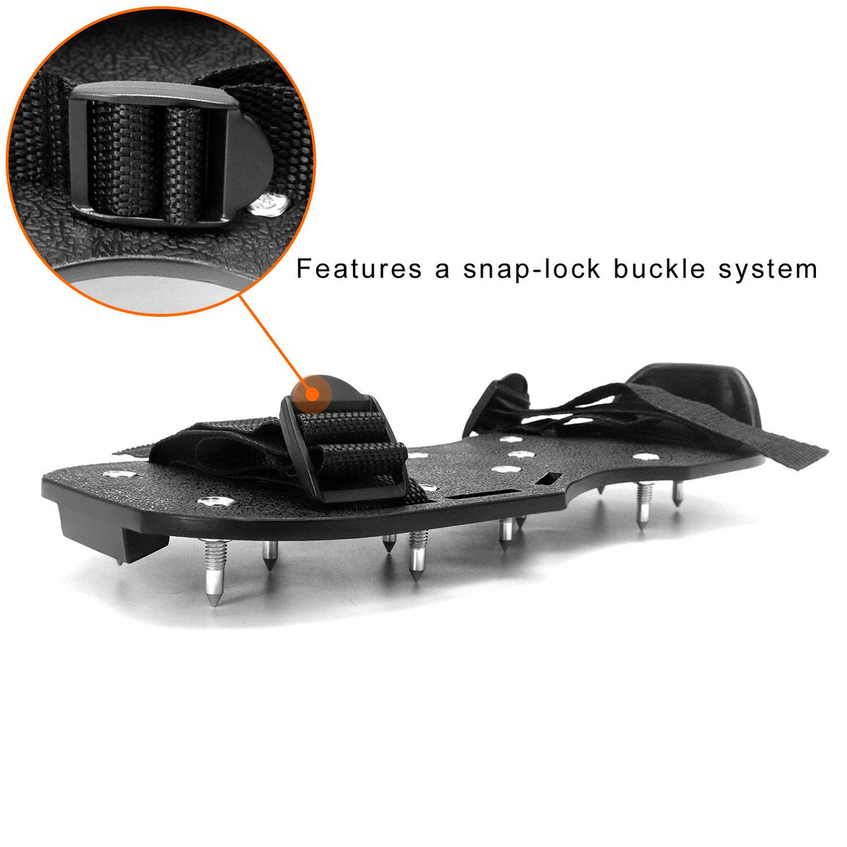 QWORK Spiked Shoes designed for epoxy installation and overlays