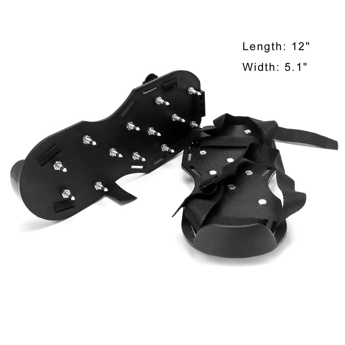 QWORK Spiked Shoes with a durable polypropylene body
