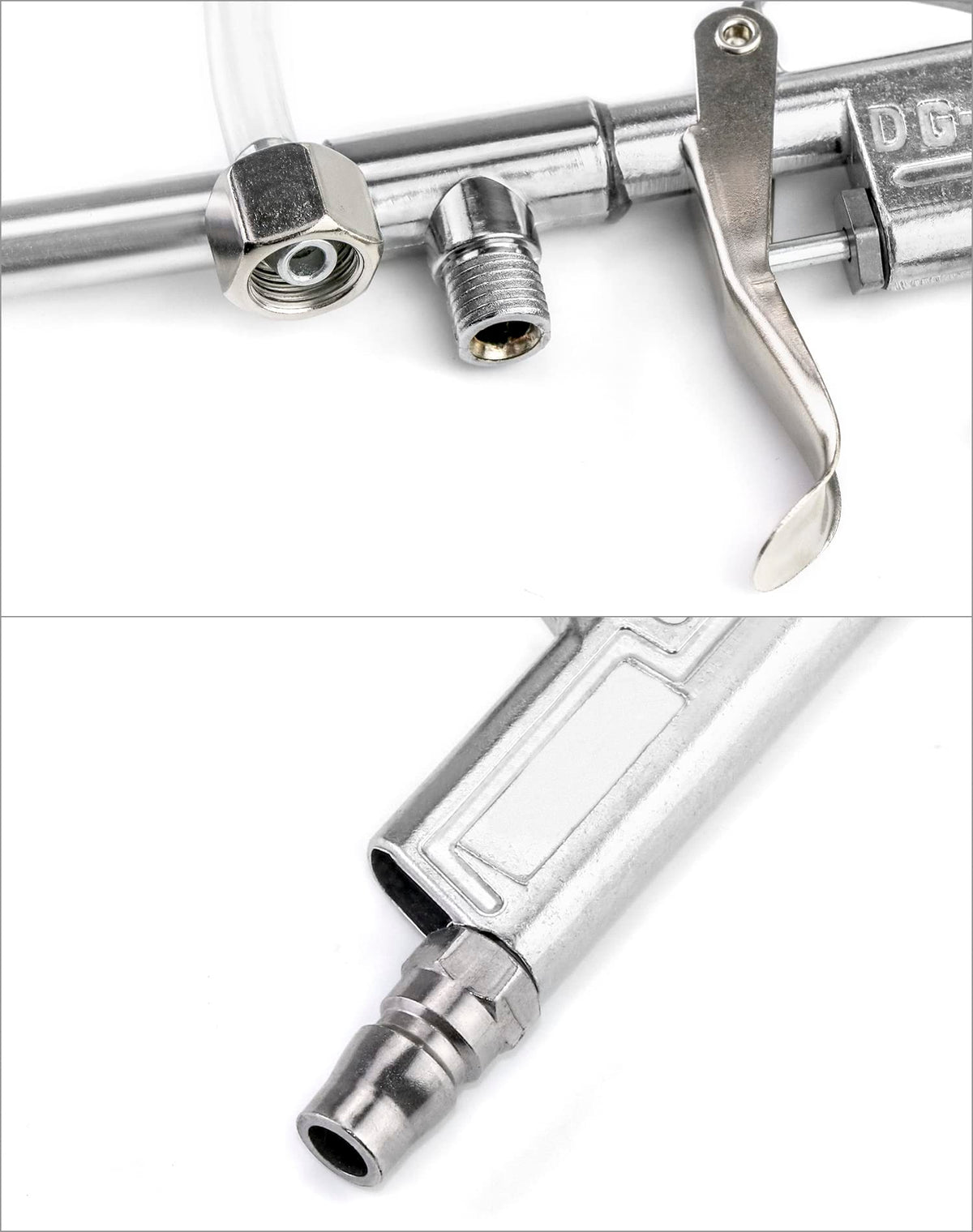 QWORK Spray Gun used for kerosene cleaning with high-pressure flow.