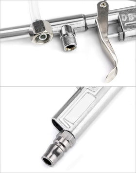 QWORK Spray Gun used for kerosene cleaning with high-pressure flow.