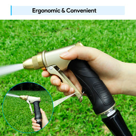 Qxiaozhan nozzle with 3/4-inch thread for easy hose connections.