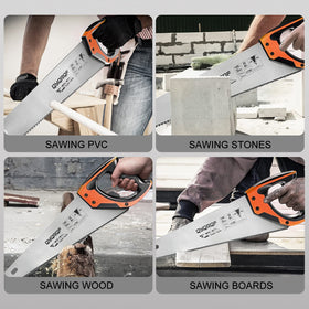 QYQRQF 14 inch hand saw used on PVC and laminates.