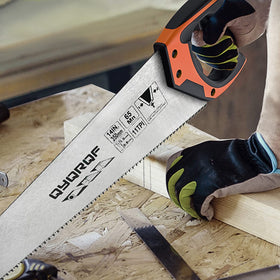 QYQRQF 14 inch hand saw packaged and ready for use.