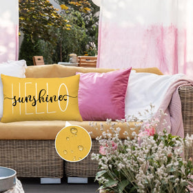 RABUSOFA Hello Sunshine pattern brightens indoor and outdoor spaces.