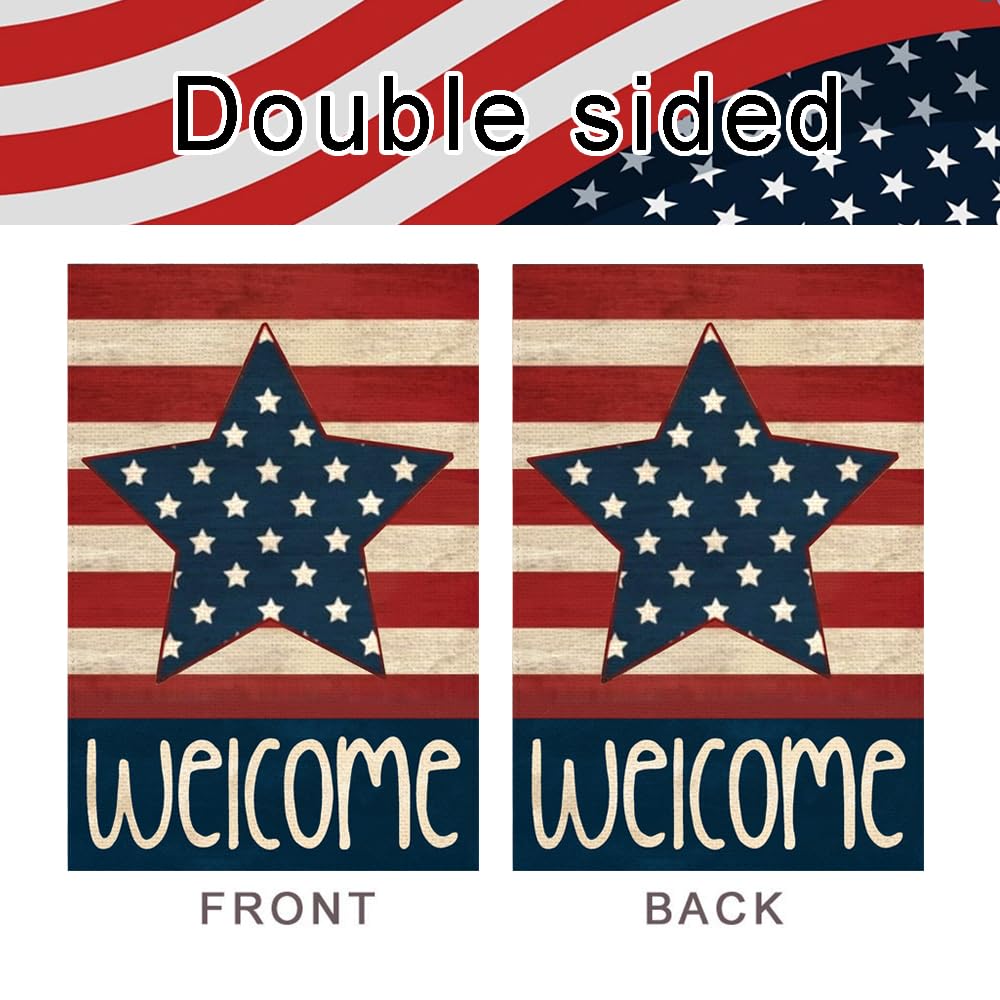 RABUSOFA machine washable garden flag for easy post-festival cleaning.