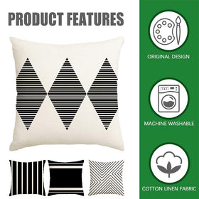 Machine washable pillow cover care instructions for RABUSOFA