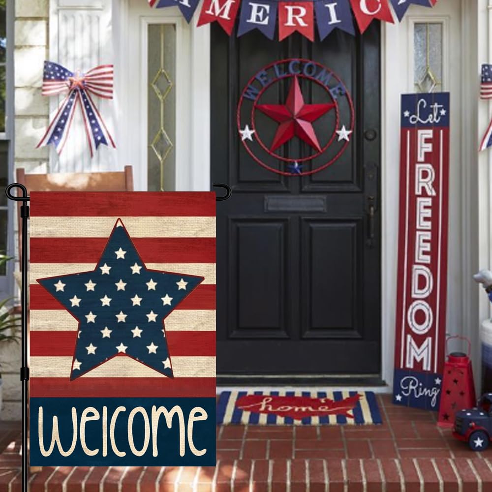 RABUSOFA outdoor flag in front yard decor for curb appeal.