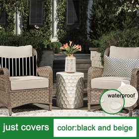 RABUSOFA outdoor cushion cover 12x20 suits patio benches and sofas.