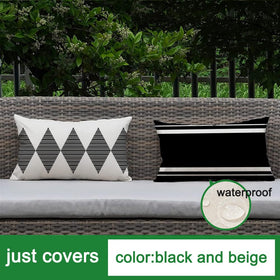 Weather-ready fabric protects cushions near pool, garden, or balcony.