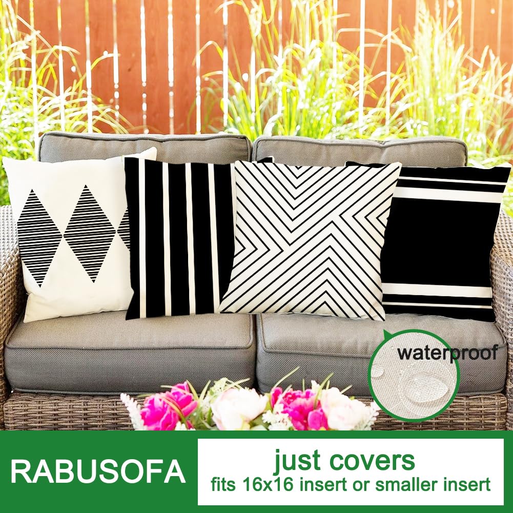 RABUSOFA waterproof fabric closeup highlights weatherproof outdoor use