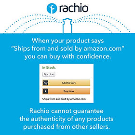 Rachio 3 smart sprinkler controller housed inside enclosure during outdoor use.