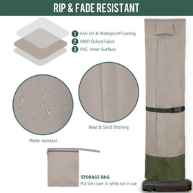 Rachmi air vents improve airflow, reducing moisture buildup under the cover.