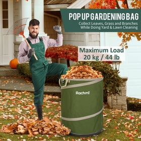 Rachmi collapsible trash can pops up with a sturdy spine.