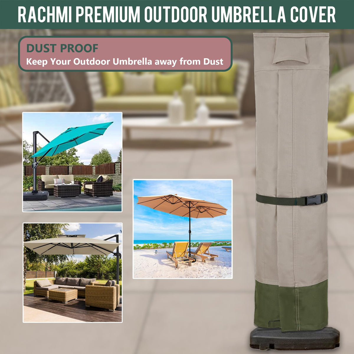 Rachmi wind-resistant drawstring detail ensures a snug fit in breezy conditions.