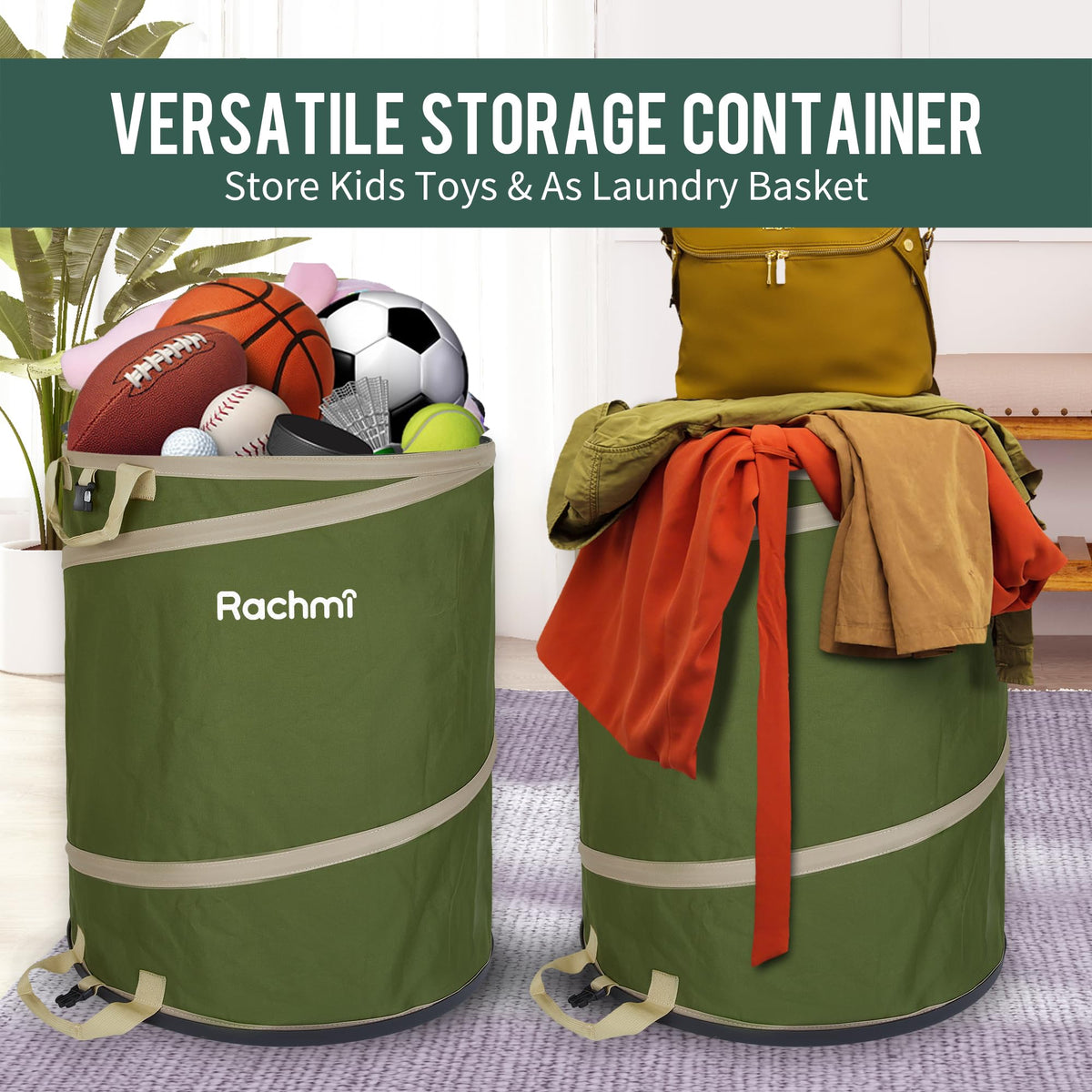 Rachmi hard-shell bottom provides durable outdoor support.