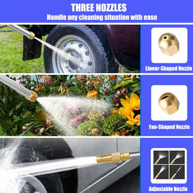 Raddile extendable wand 39 inches reaches high areas safely.