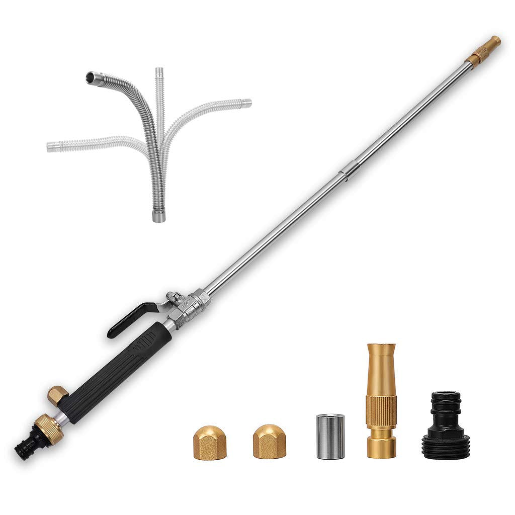 Raddile Hydro Jet flexible hose connection enables easy setup on standard hoses.