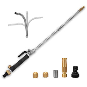 Raddile Hydro Jet flexible hose connection enables easy setup on standard hoses.