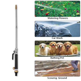 Raddile Hydro Jet gutter and patio cleaning tool removes debris efficiently.