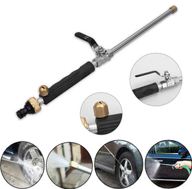 Raddile Hydro Jet wand cleans wood, brick, and concrete with the water jet.