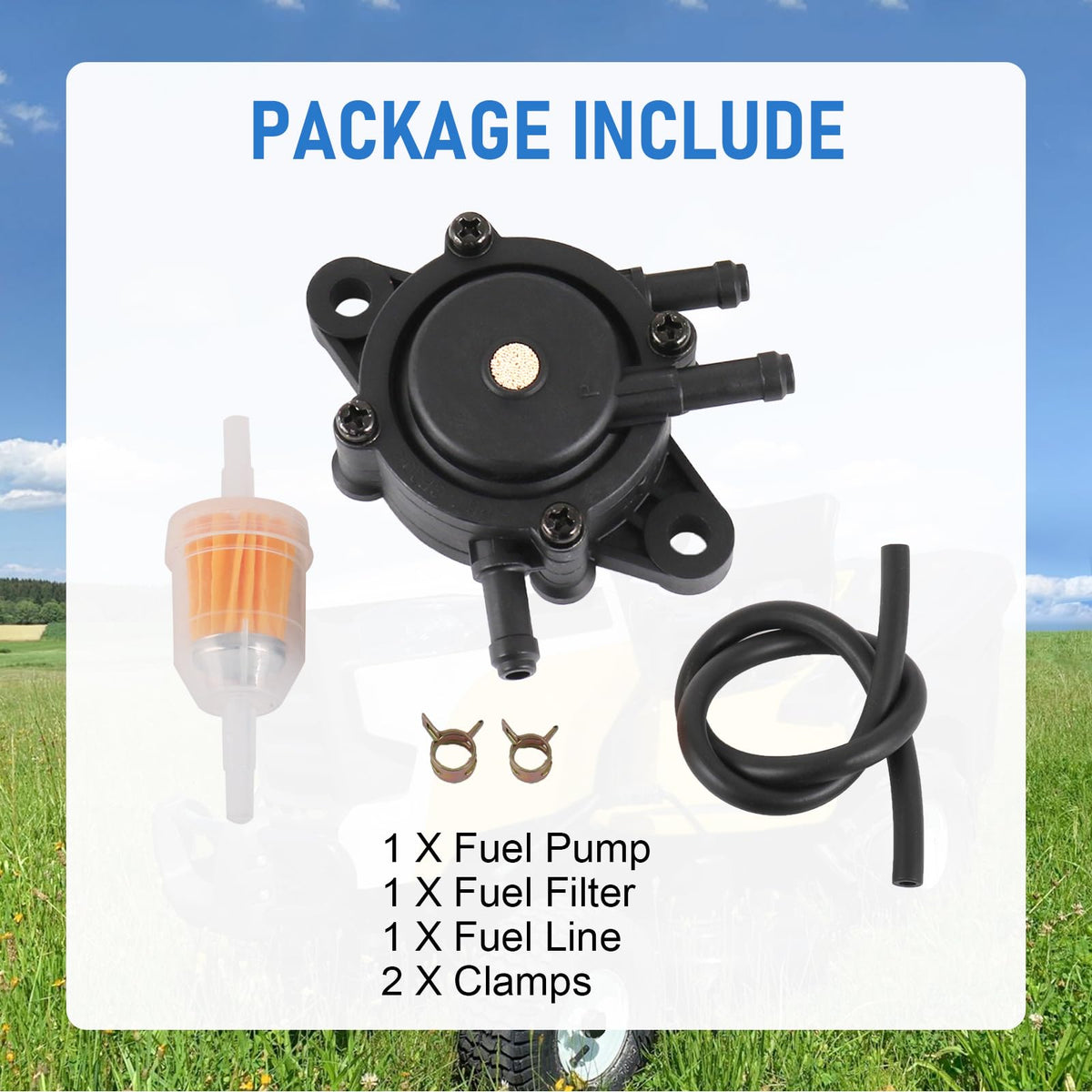 RADHLBNIU Club Car DS/Precedent fuel pump replacement supports dependable golf cart fueling