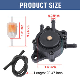 RADHLBNIU Yamaha golf cart fuel pump replacement for G16 to G29 models ensures steady fuel delivery