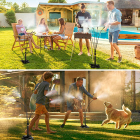 Rafow outdoor patio cooling system promotes energy-efficient, comfortable gatherings