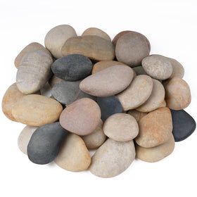Rahato outdoor landscaping rocks add natural texture and color for pathways