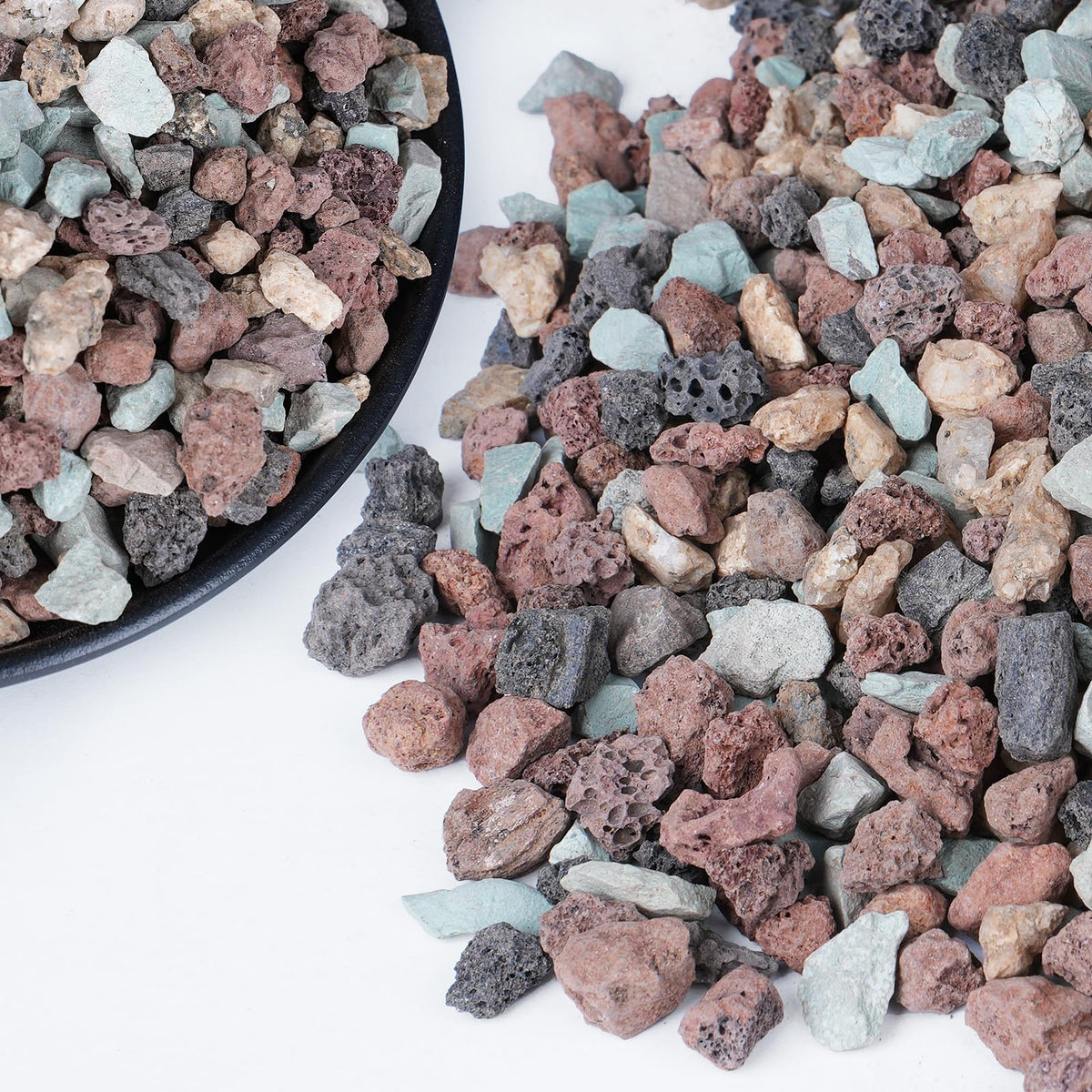 Rahato lava rocks 3-8 inch size improve drainage and aeration.